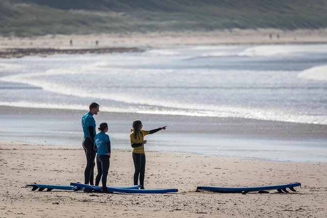 2 hour private surf lesson! (Up to 2 people) - Starting at Dunnet Bay and getting ready
