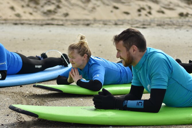 2 hour private surf lesson! (Up to 2 people) - The North Sea water time