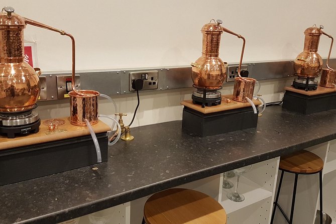 Distill a bottle of Gin on mini copper stills - Your Mini Copper Still Takes Center Stage