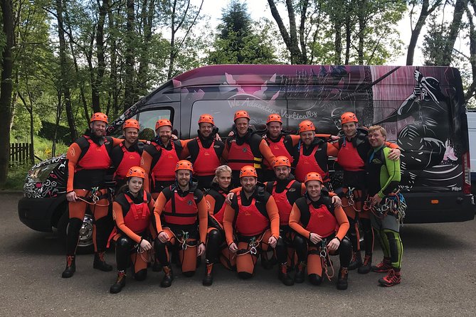Dollar Falls Canyoning Trip - The first jumps and water sections