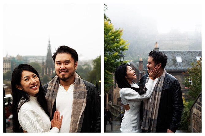 Edinburgh Photoshoot for Couples, Families & Solo Travellers - Weather, clothing, and planning the hour