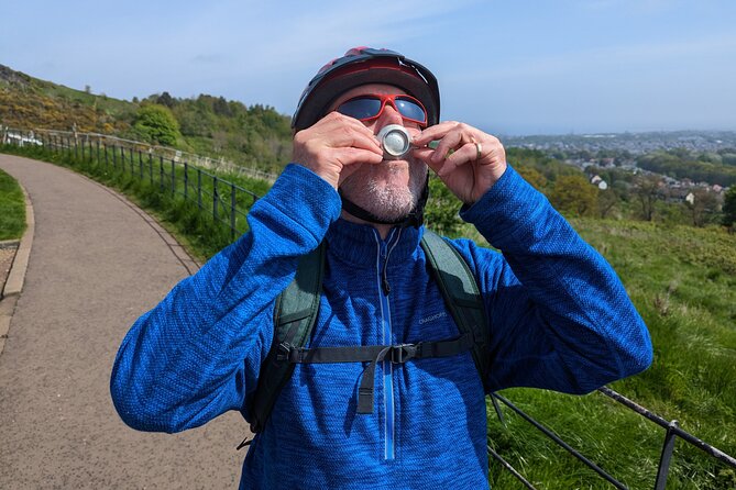 Edinburgh Sky to Sea Bike or E-Bike Tour with Transfer by TBC - Holyrood, the Scottish Parliament, and Arthur’s Seat