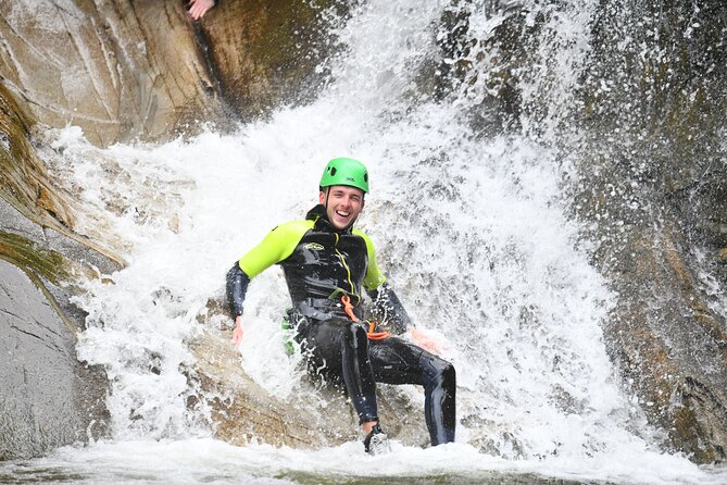 Falls of Bruar Canyoning - The first jumps, slides, and pools