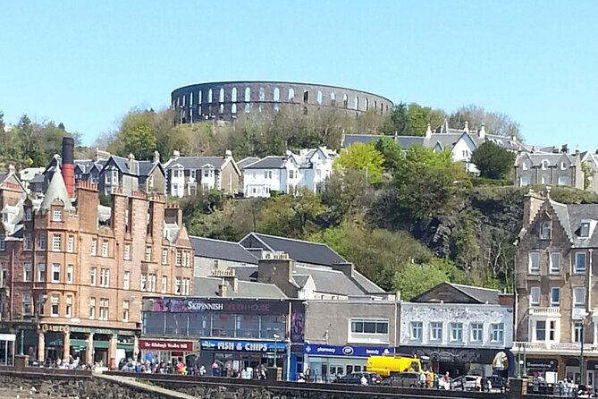 Full-Day Oban Castles and Glencoe Guided Tour from Glasgow - Castle Stalker from the viewpoint