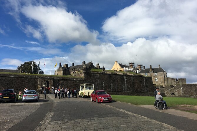 Luxury/Private Day Tour Glasgow to Stirling/Falkirk/Distillery - Stirling Castle in roughly 90 minutes
