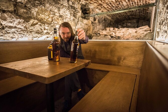 Luxury Whisky Tasting in Edinburgh's Underground Vaults | 90min - Five whiskies beneath Edinburgh’s Old Town