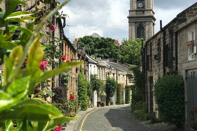Private Edinburgh City 4-Hour Guided Tour in a black cab LEVC TX - Dean Village: a quiet change of pace