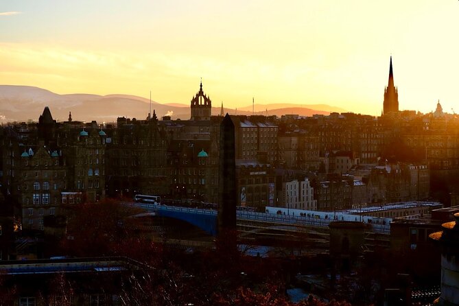 Private Food Tour of Edinburgh with Haggis, Scotch & More - The Scott Monument and city views