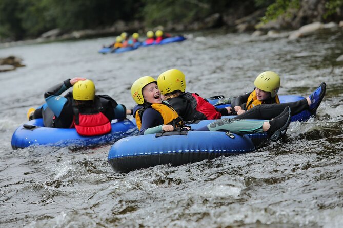 River Tubing in Perthshire - The minibus ride and walk to the river