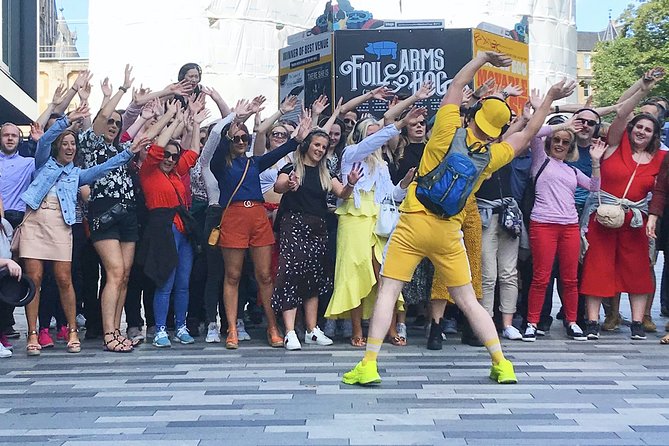 Silent Disco Adventure Tour - Singing by the Scott Monument