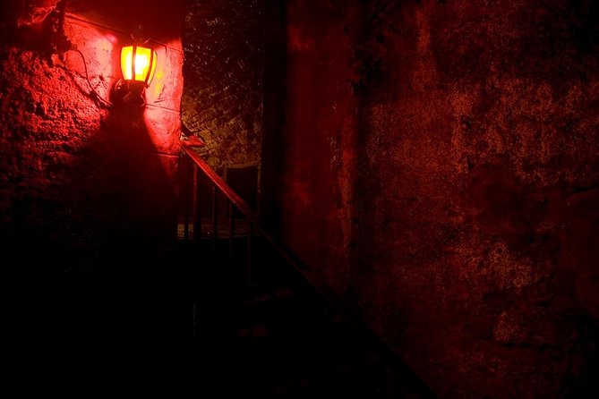 Terror Walking Tour in Edinburgh - The South Bridge Vaults after dark