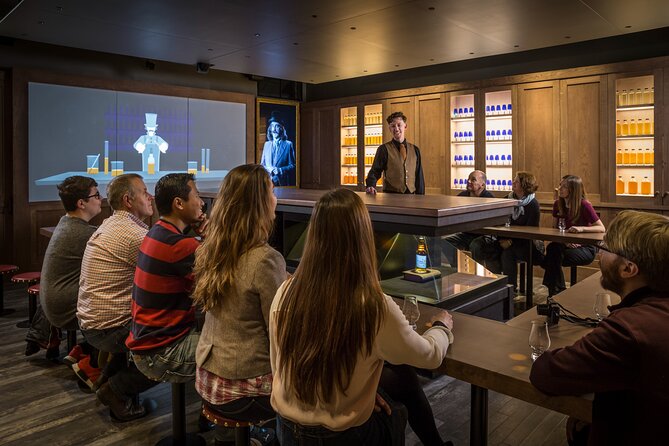 The Scotch Whisky Experience Guided Whisky Tour - An Introduction to Whisky - A crystal glass and a useful shop stop